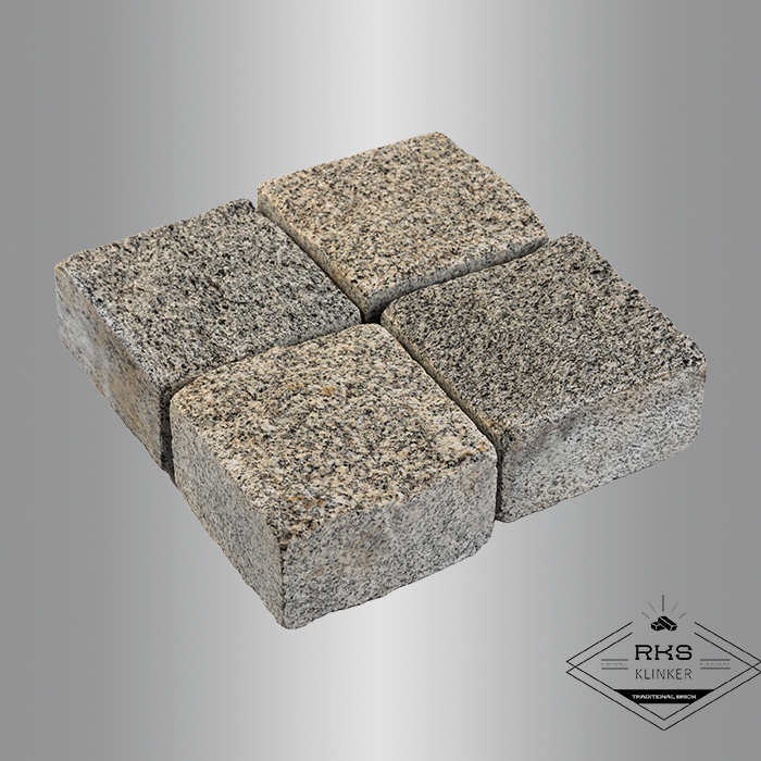 Гранитная брусчатка Исетское, Пилено-колотая, 100x100x50 мм в Смоленске