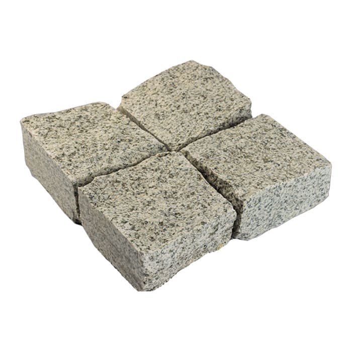 Гранитная брусчатка Мансуровская, Колотая, 100x100 мм в Смоленске