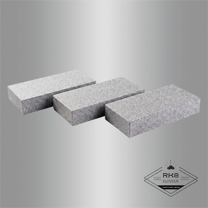 Гранитная брусчатка RKS SLATE Сильвер Пёрл, пиленая 200х100 мм в Смоленске