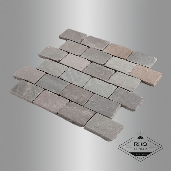 Брусчатка из песчаника RKS Slate Belgian Grey 200x100x40 мм в Смоленске