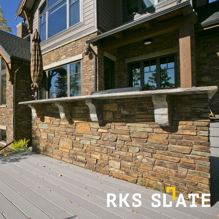 Фасадный облицовочный камень Multi Quartz Temple в Смоленске