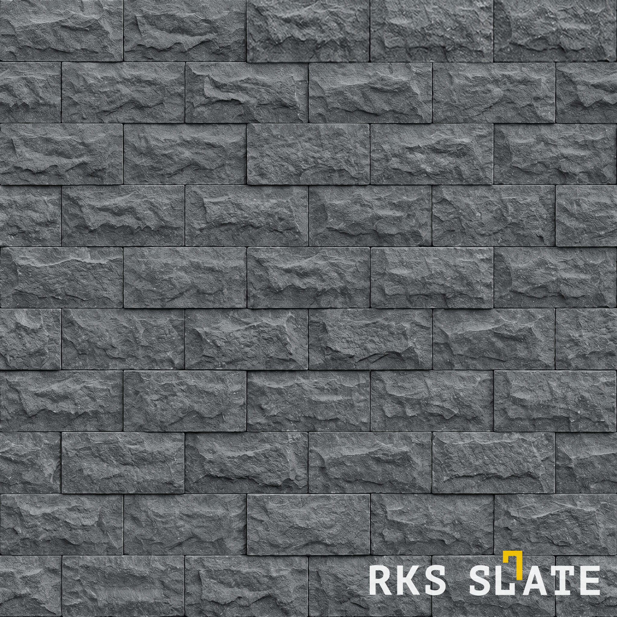 Фасадный колотый камень Black Basalt Rock в Смоленске