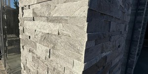3D панели Кварцит RKS Slate Monsoon Black Rockface (фотоотзыв, фасад бани) (23)