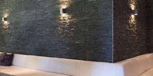 3D мозаика из камня для интерьера RKS SLATE Сланец Black Bark Rockface заказать (4)