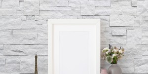 Белый камень для стен в интерьере купить 3D панели RKS SLATE Кварцит White Quartz Modern (7)