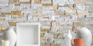 Интерьерный бежевый камень для стен купить 3D панели RKS SLATE Сланец Beige Slate Modern (2)