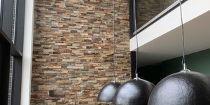 Каменные стены в интерьере фото 3D панели RKS SLATE Сланец Rusty Slate Rockface заказать (13)