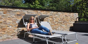 Забор и подпорные стены из натуральной каменной 3D мозаики из RKS SLATE Сланец Rusty Slate Rockface купить (5)