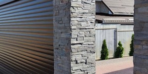 Забор из натурального камня 3D панели RKS SLATE Сланец Rustyc Rockface заказать материалы для забора в РКС  Клинкер (1)