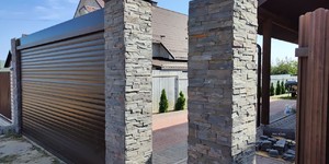 Забор из натурального камня 3D панели RKS SLATE Сланец Rustyc Rockface заказать материалы для забора в РКС  Клинкер (3)