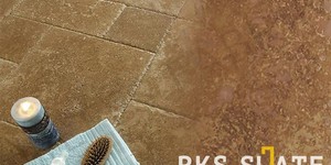 Большой выбор травертина в РКС Клинкер. Плитка из травертина Noce Cross Cut от бренда RKS SLATE (2)
