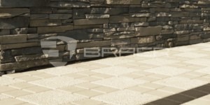 Плитка для тротуара БРАЕР ЛУВР 200х200 мрамор