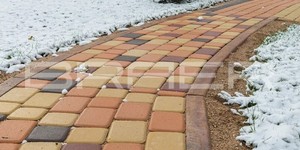 Тротуарная плитка БРАЕР Классико круговая песочный коралловый винный - узоры тротуарной плитки (4)